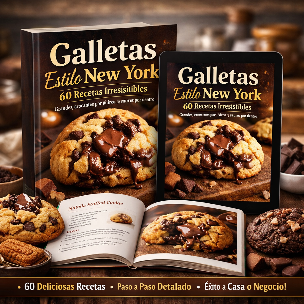 Cookies Estilo New York + Bonus de Recetas sin TACC